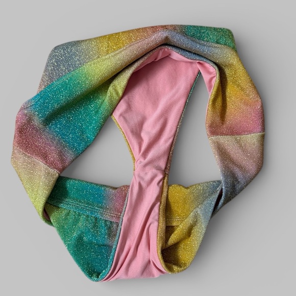 Gianni Bini Rainbow Sparkle Bikini - Picture 6 of 8